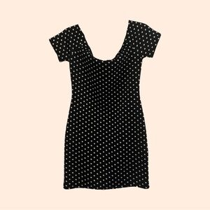 Polka Dot Bodycon Dress